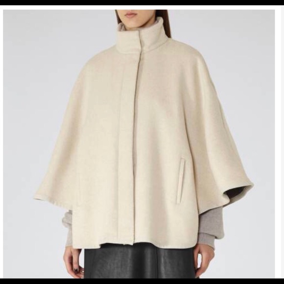 Reiss grey Sahara lightweight cape - Picture 1 of 6